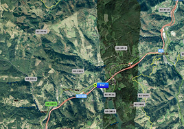 El vuelco de un vehículo en Ikaztegieta provoca retenciones en la N-I