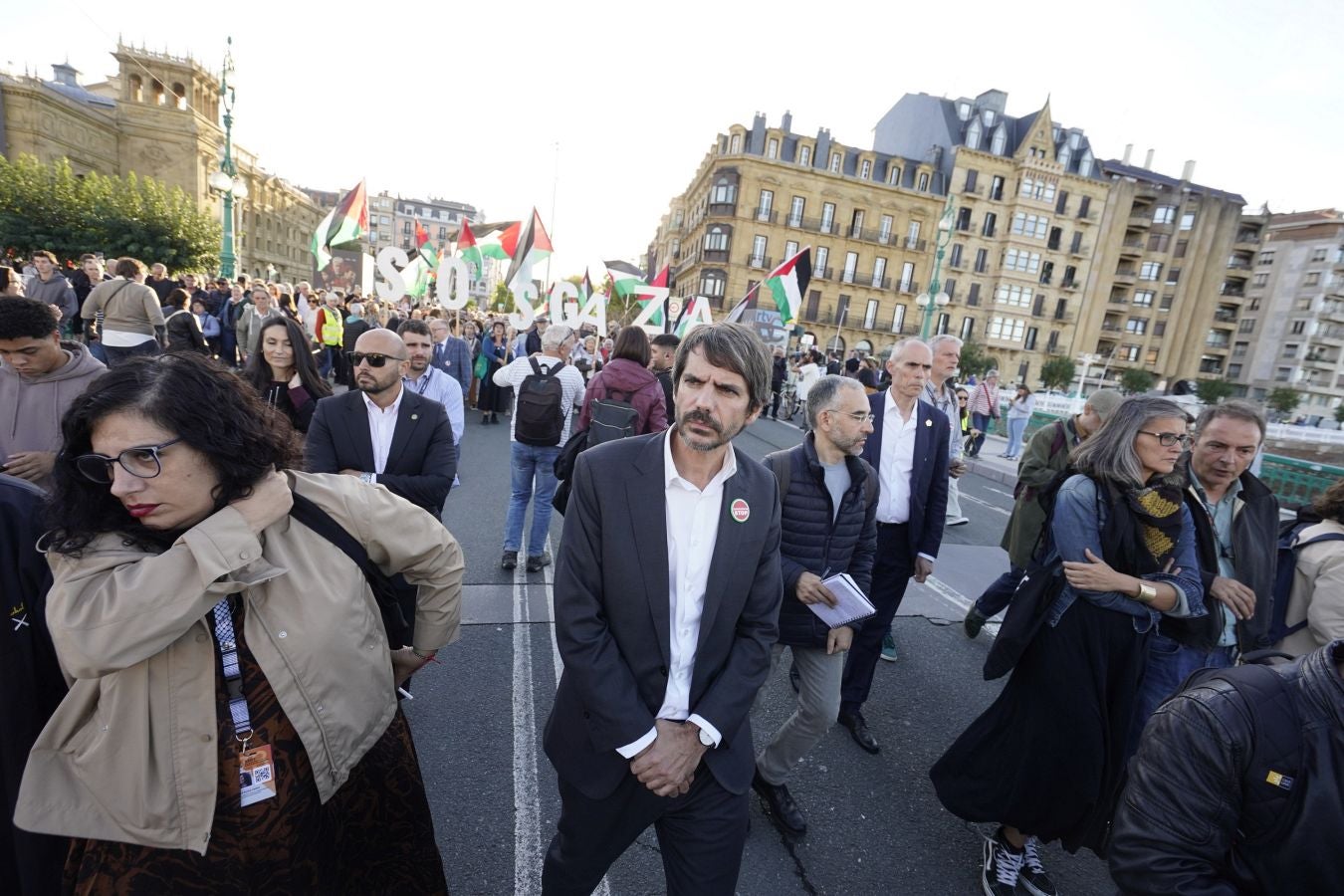 Clamor en Donostia en contra del genocidio de Gaza