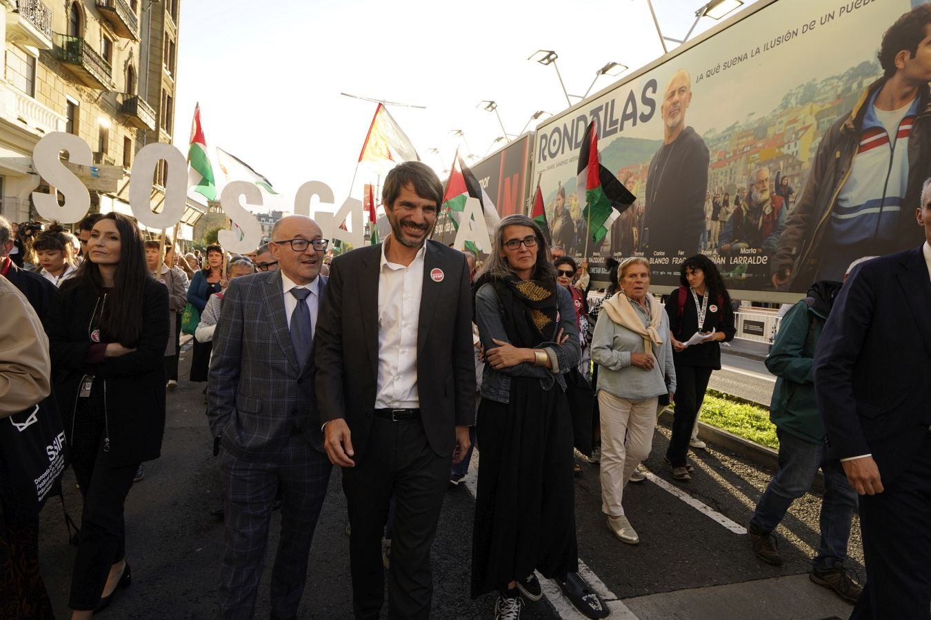Clamor en Donostia en contra del genocidio de Gaza