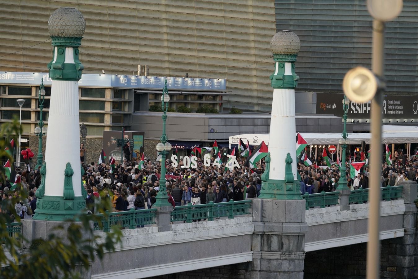 Clamor en Donostia en contra del genocidio de Gaza