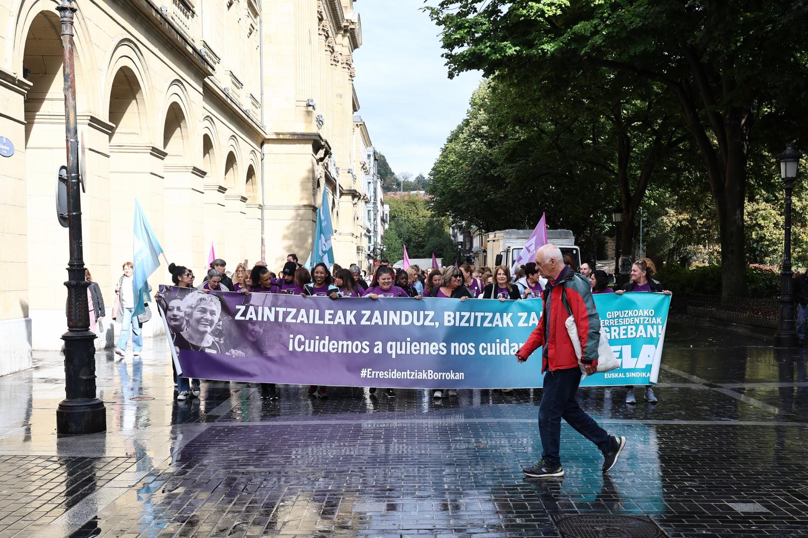 Trabajadoras de las residencias de Gipuzkoa, contra la precariedad laboral