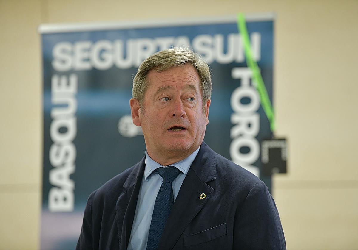 El consejero de Seguridad del Gobierno Vasco, Bingen Zupiria.