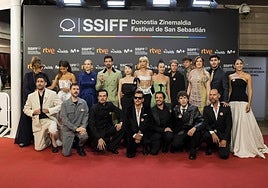 Las mejores imágenes de la alfombra roja previa a la ceremonia de clausura del Zinemaldia