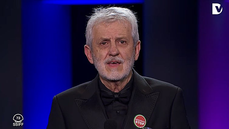 El emocionante discurso de Jose Ramon Soroiz tras ganar la Concha de Plata a la mejor interpretación protagonista