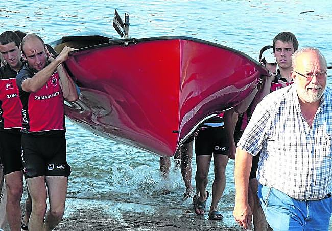 Luis Mari Goikoetxea era el presidente de Zumaia en aquellos años dorados.
