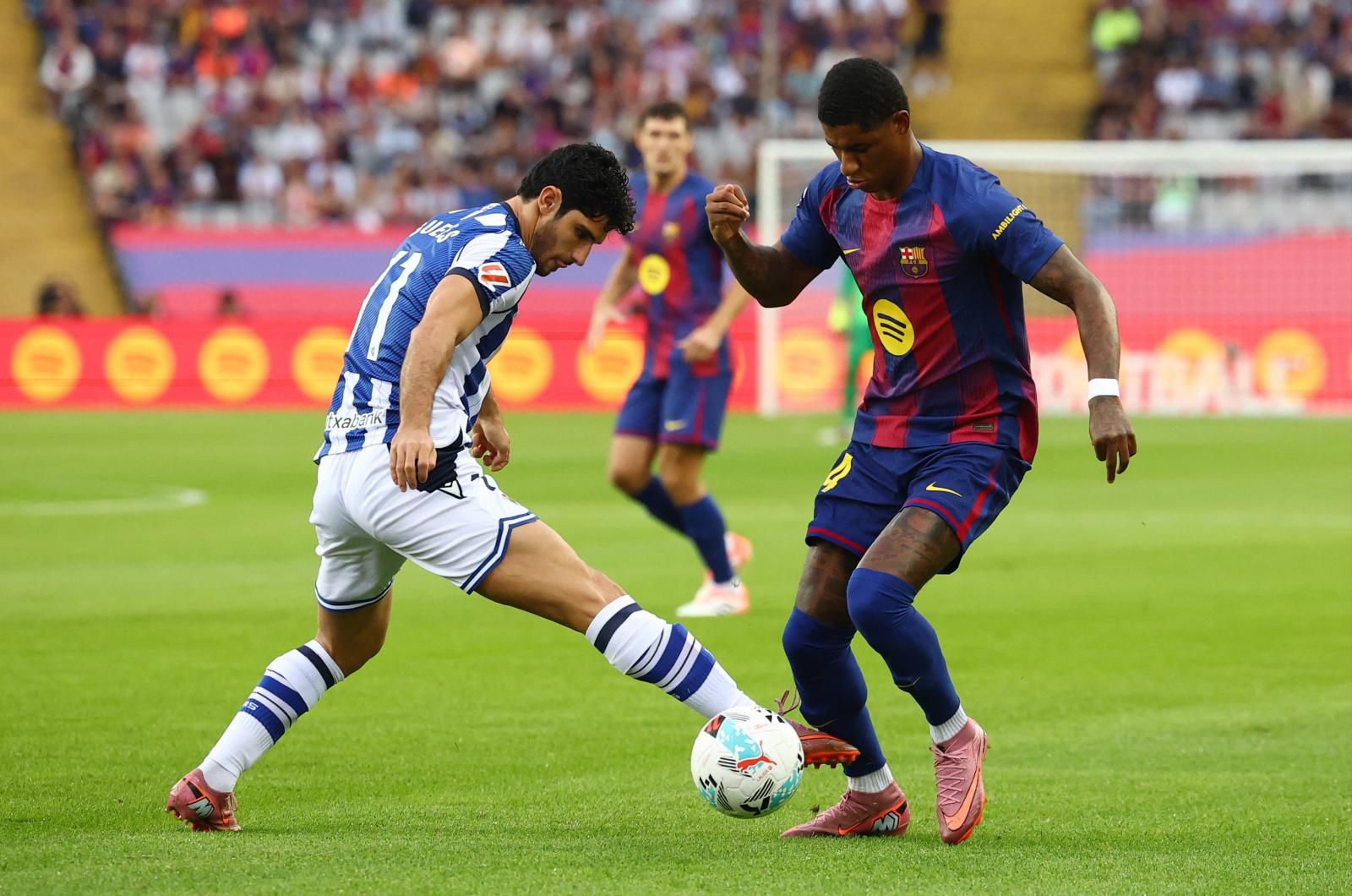 Las imágenes del partido Barça-Real Sociedad