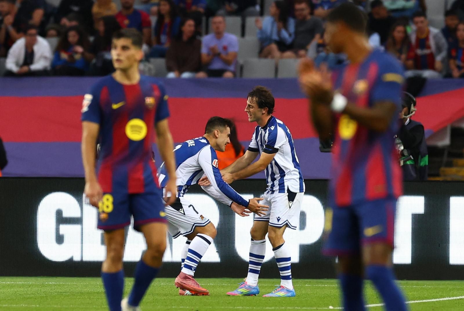 Las imágenes del partido Barça-Real Sociedad