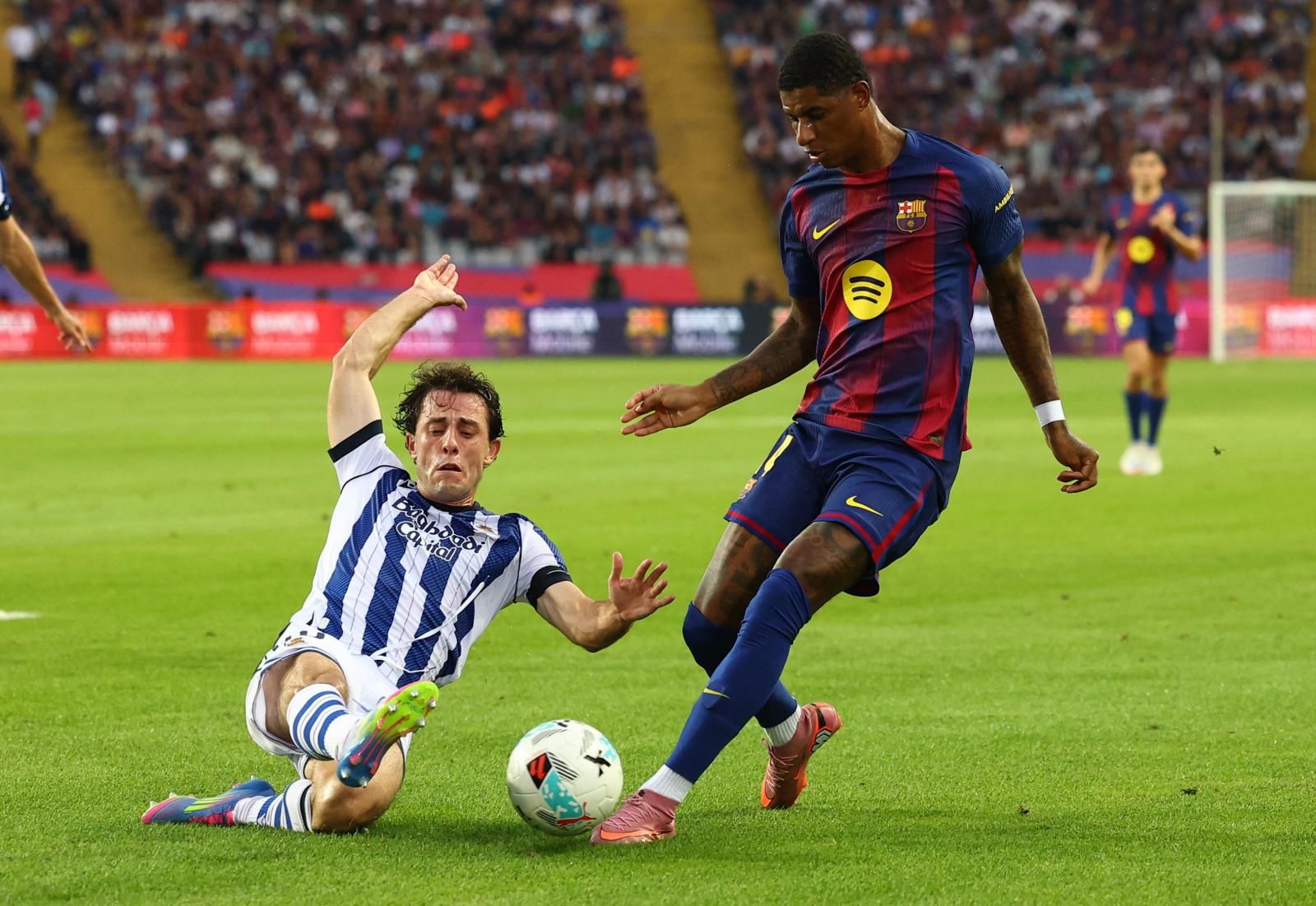 Las imágenes del partido Barça-Real Sociedad