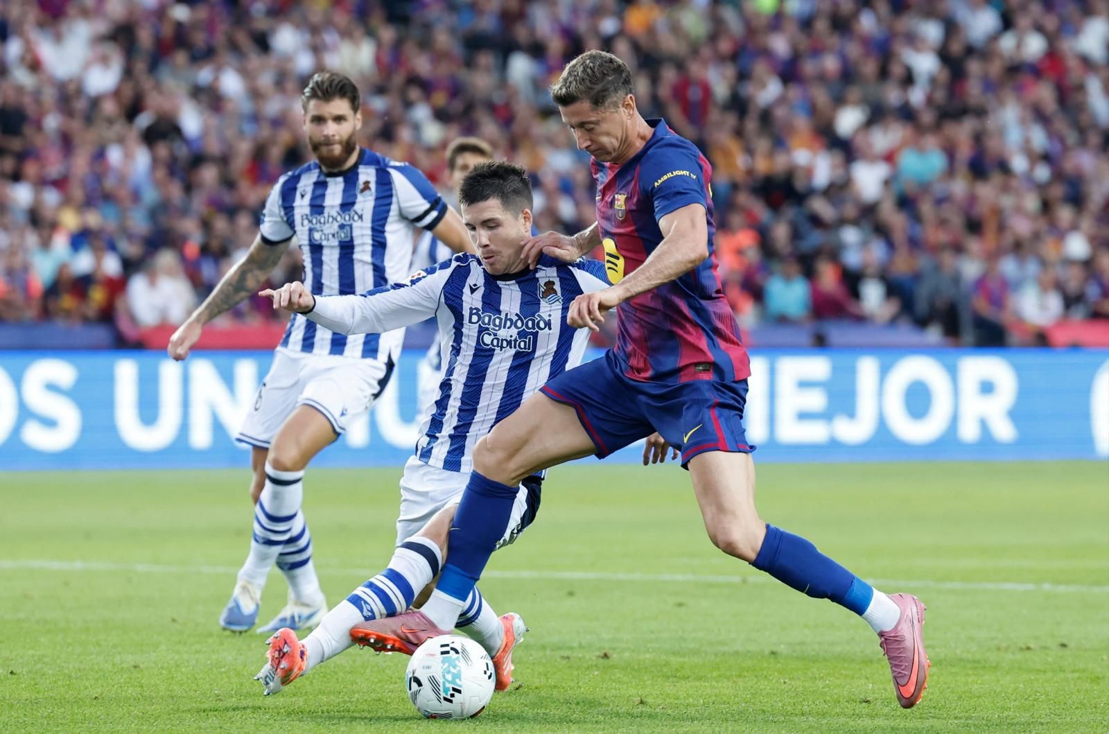 Las imágenes del partido Barça-Real Sociedad