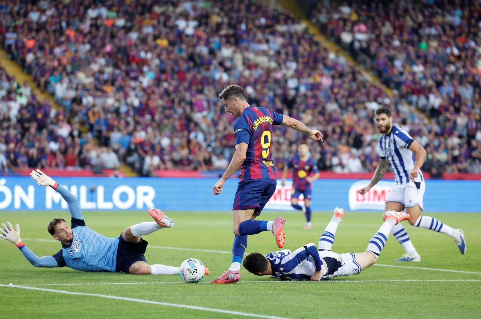 Las imágenes del partido Barça-Real Sociedad