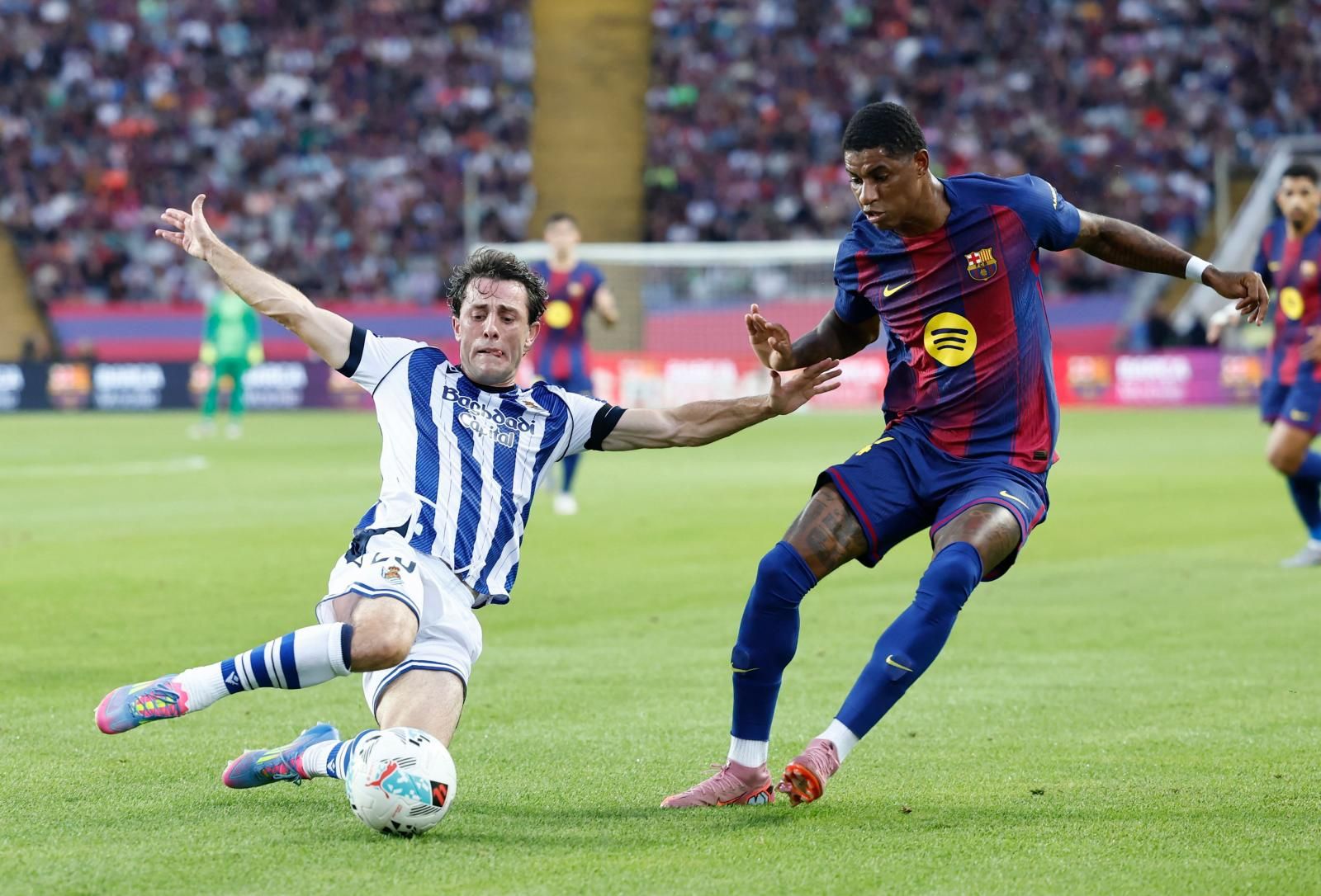 Las imágenes del partido Barça-Real Sociedad