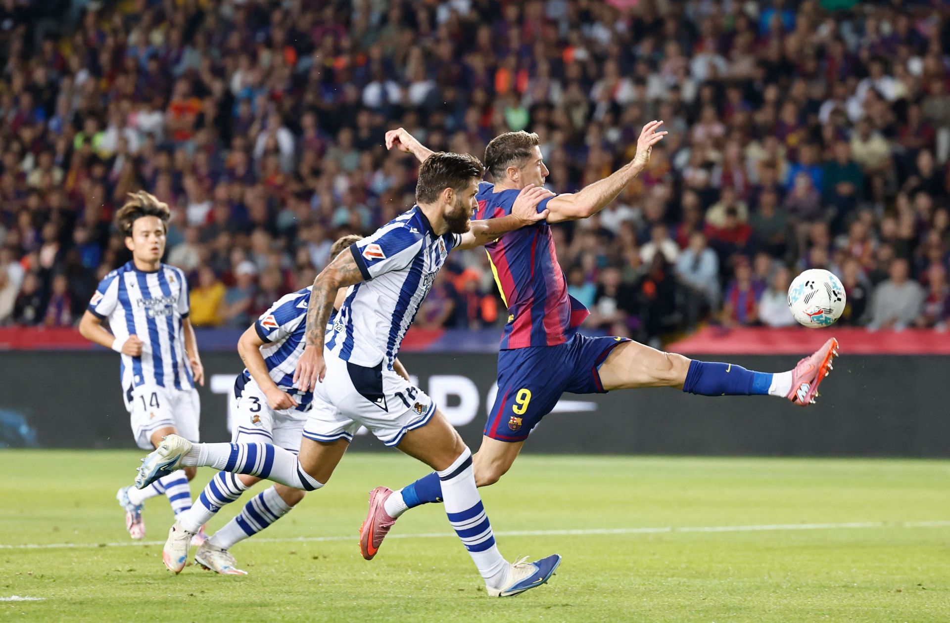 Las imágenes del partido Barça-Real Sociedad