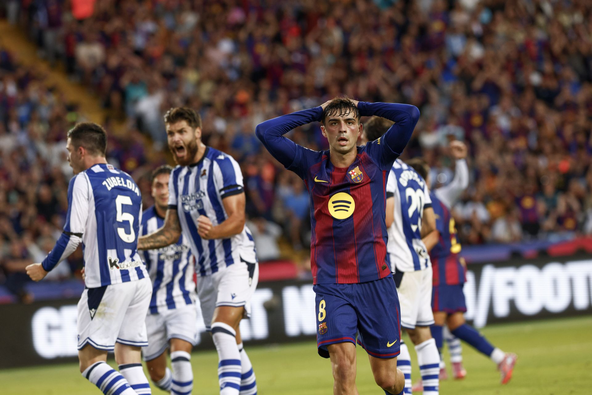 Las imágenes del partido Barça-Real Sociedad