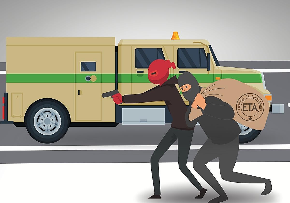 Así eran los atracos a furgones blindados y sucursales bancarias perpetrados por ETA