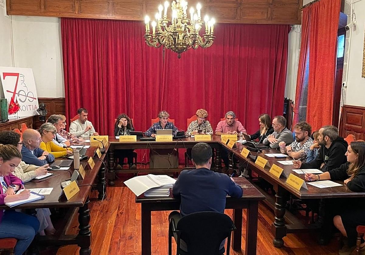 Último pleno celebrado en Azkoitia.