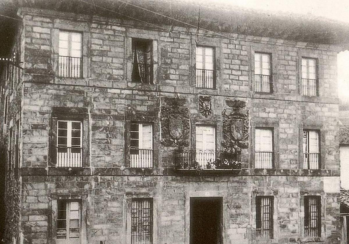 Antigua imagen del Palacio Baroikua, actualmente convertido en edificio de viviendas particulares.