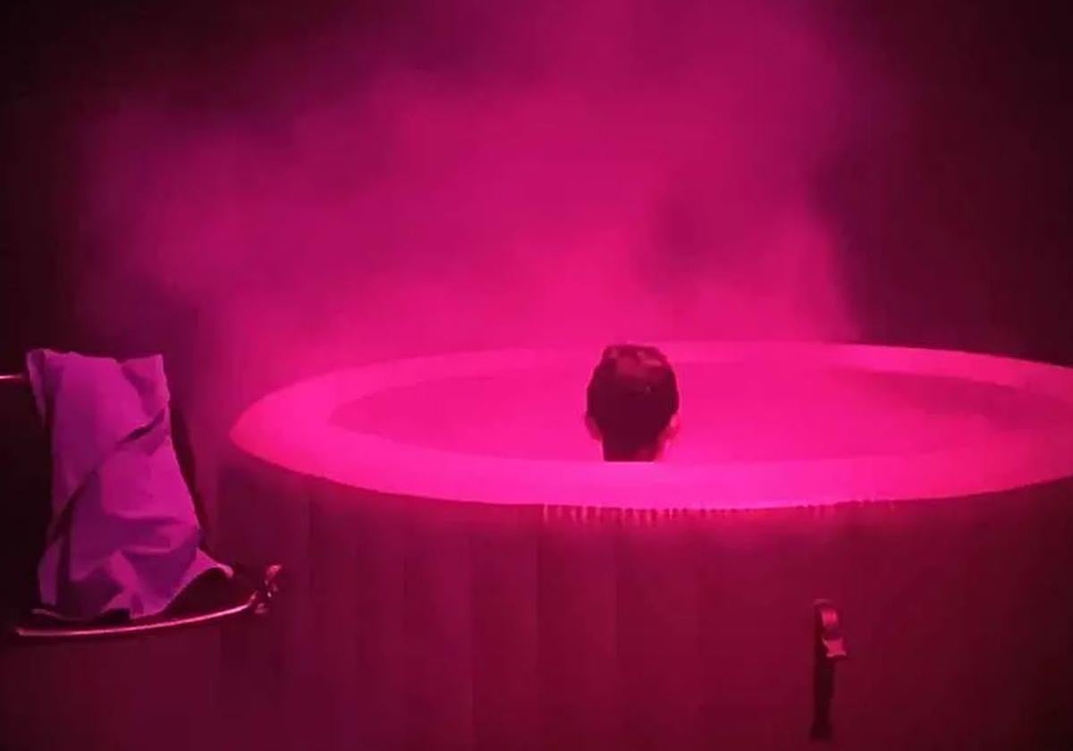 Una imagen del dispositivo 'Bautismo', de Iara Solano, que estará en Tabakalera los próximos días 16 y 17.