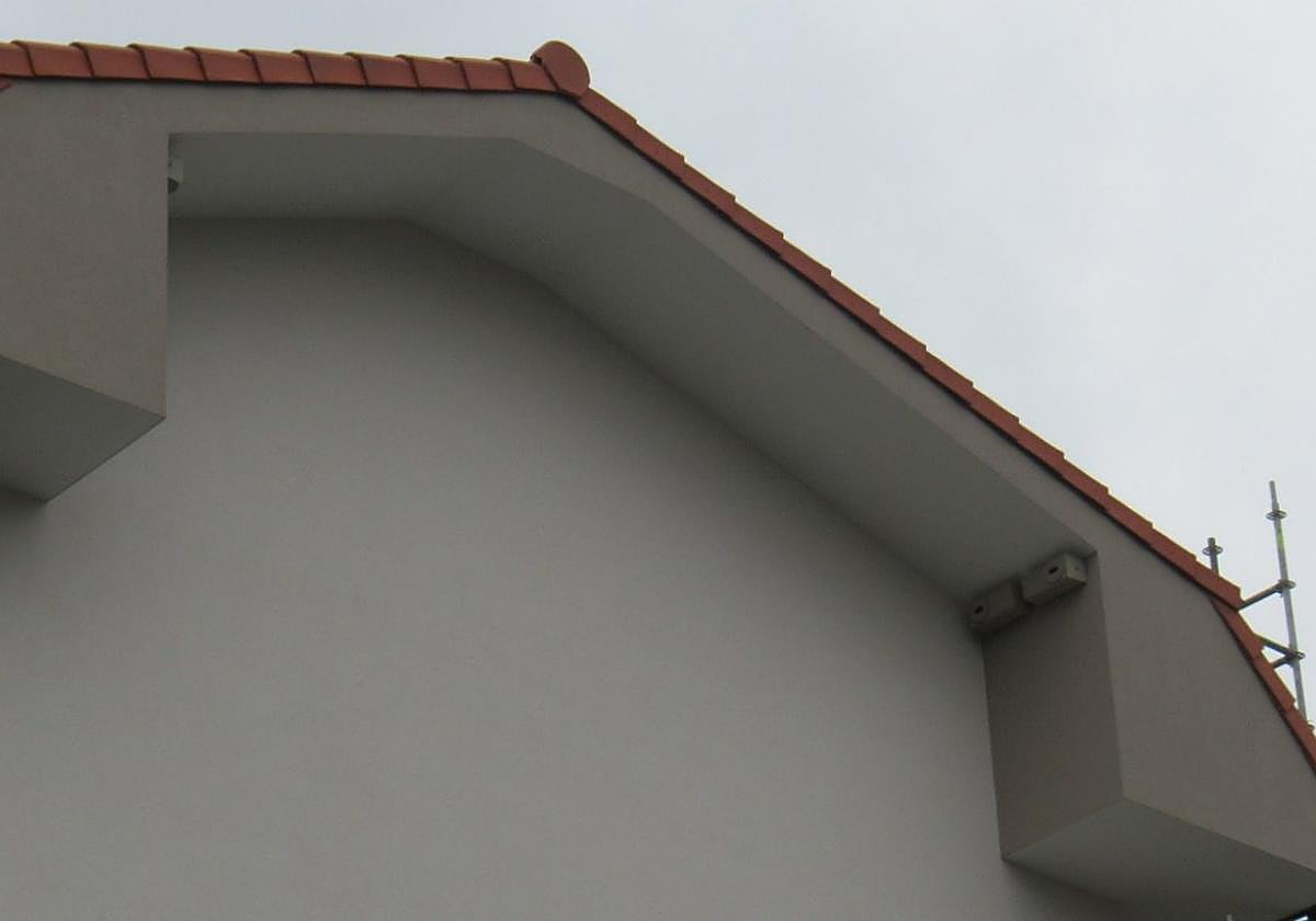 Los nidos, que se ubican en la parte alta del edificio ya están construidos.