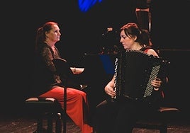 La pianista Marine Guilleux y la acordeonista Marina Hernáez forman el dúo 'A deux temps'.