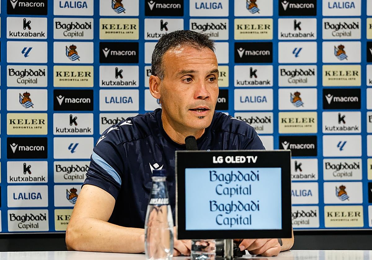 Sergio Francisco, en su comparecencia de este viernes en Zubieta