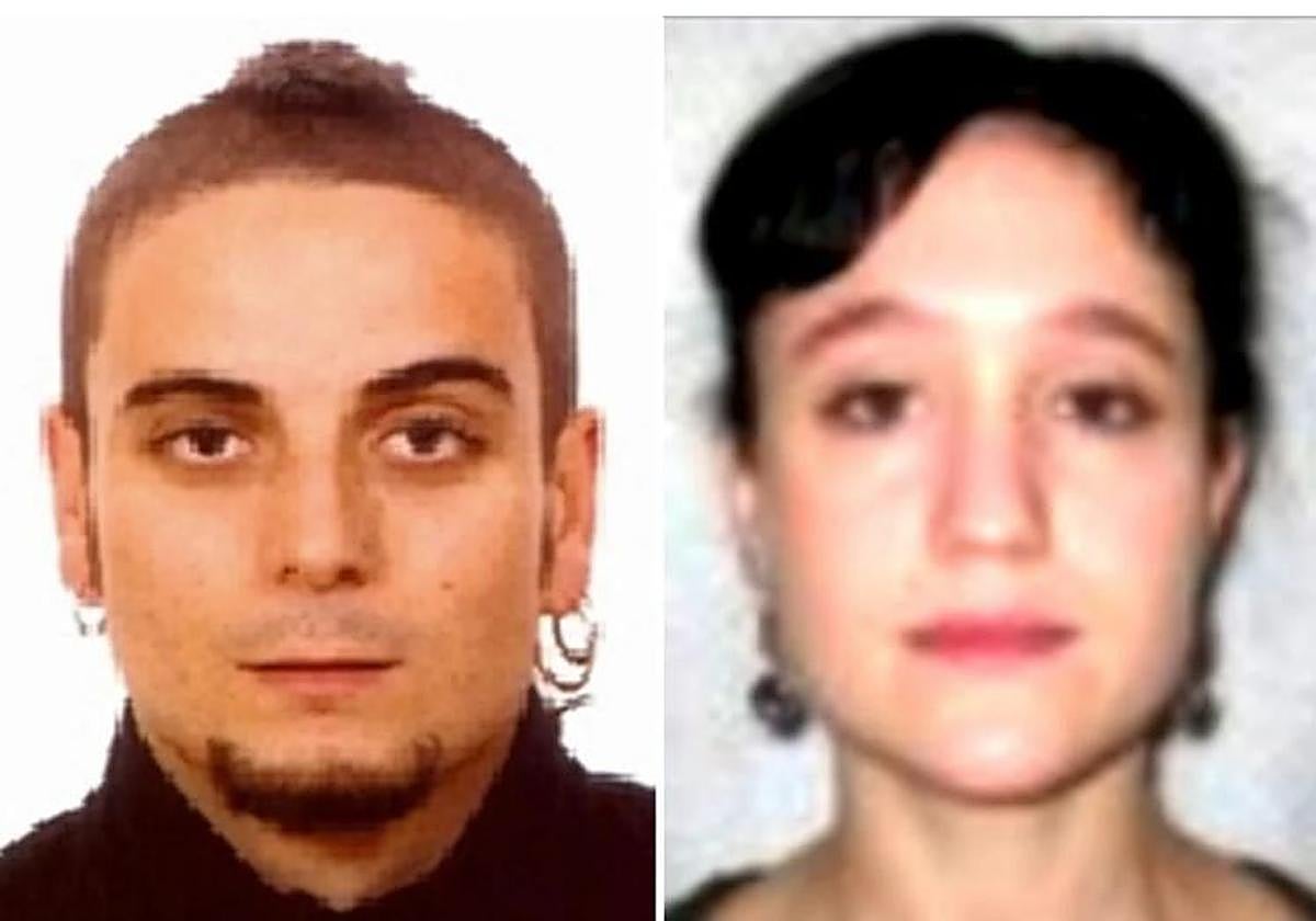 Imágenes de la ficha policial de Oses Carrasco y Moreno Martínez.