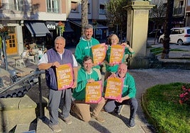 Representantes del Ayuntamiento, de Ustekabe y de la hostelería local presentan la jornada.