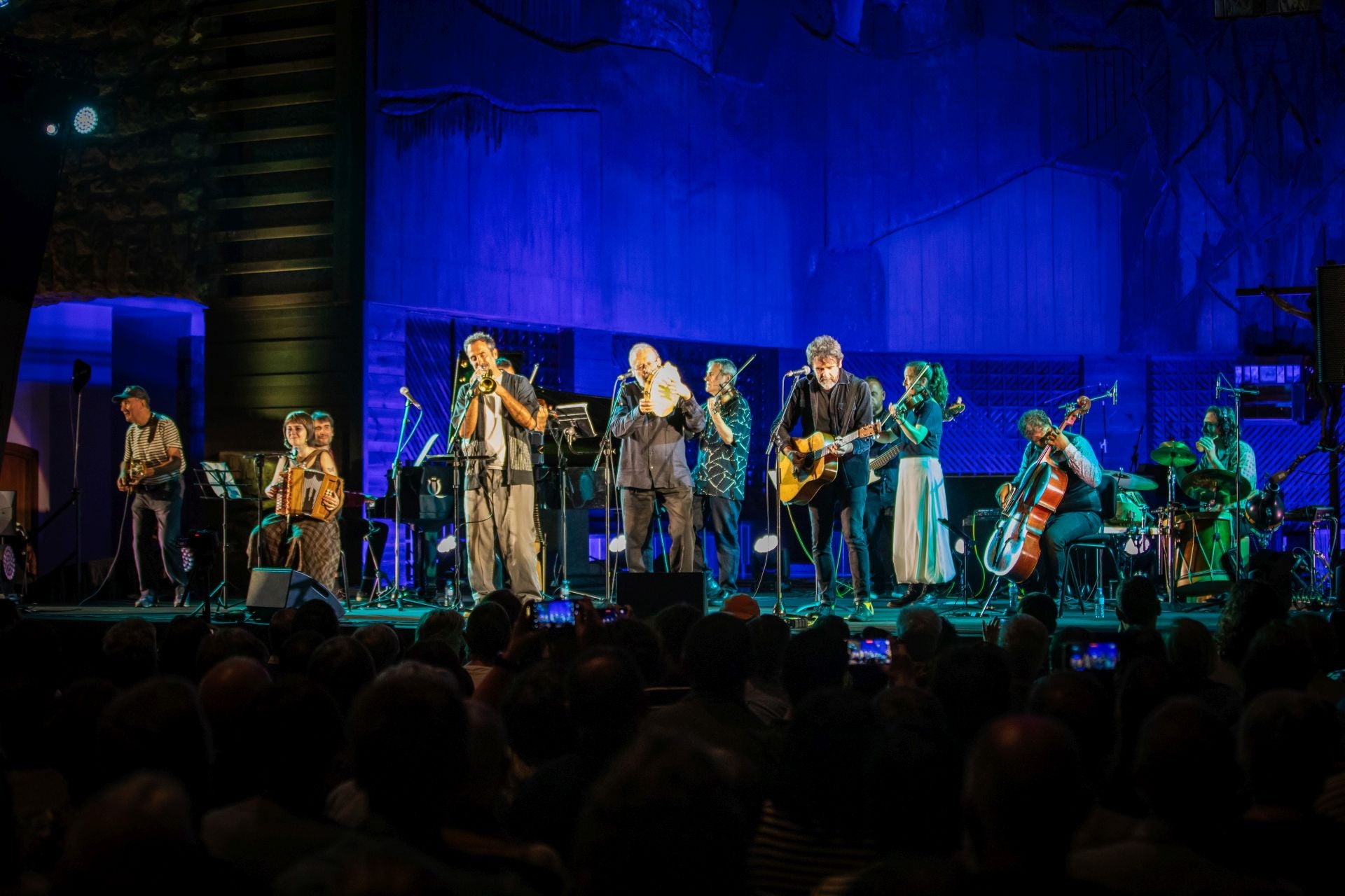 Alos Quartet taldeak Arantzazun abuztuaren 21ean eskaini zuen kontzertuaren une bat.