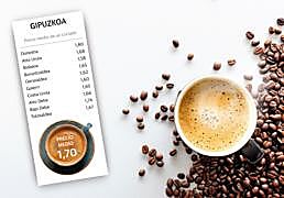 Una taza de café cada vez más cara en Gipuzkoa