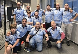 Equipo de Astigarraga que compareció en Irun.