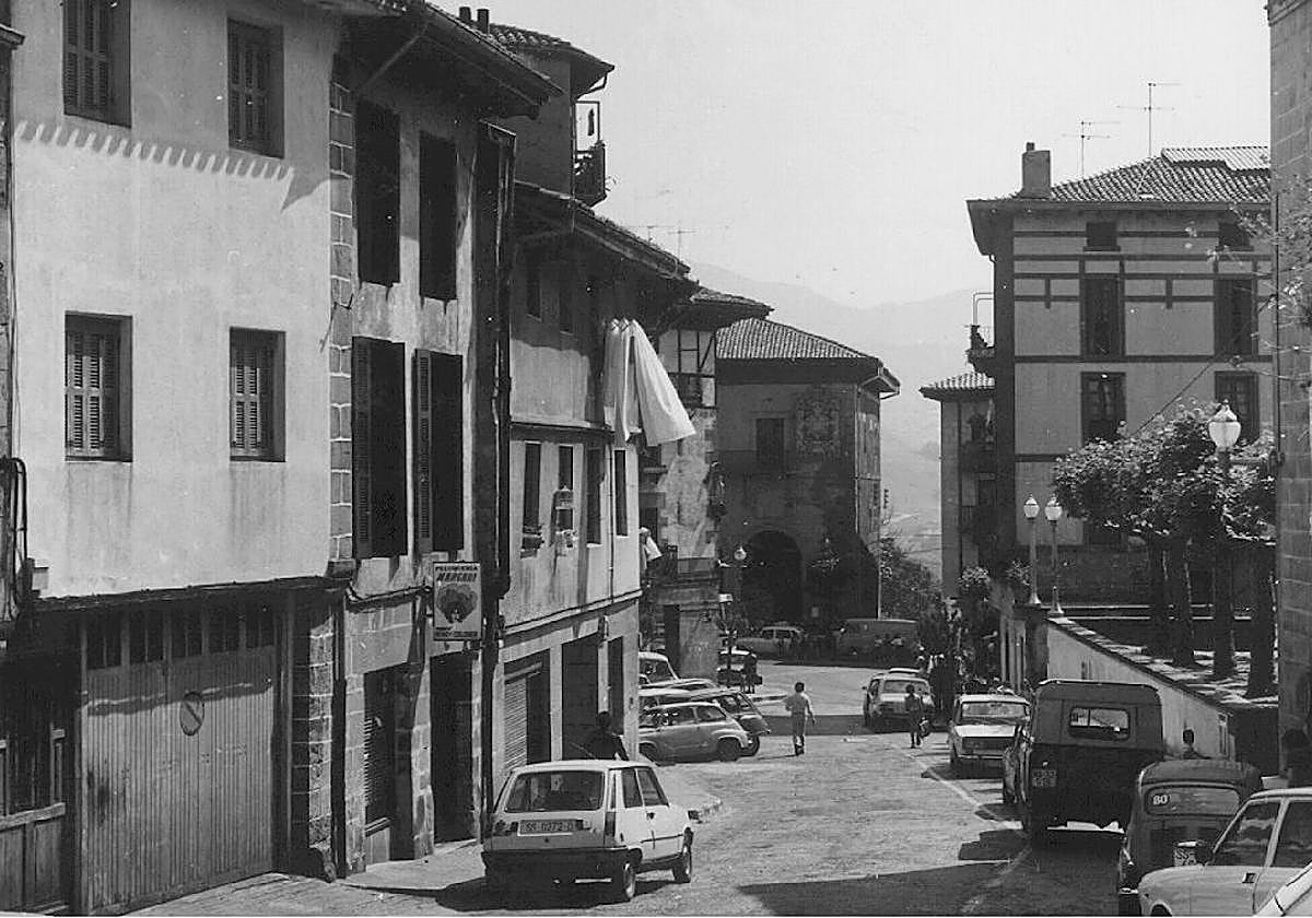 Oiartzun, a finales de los 80.