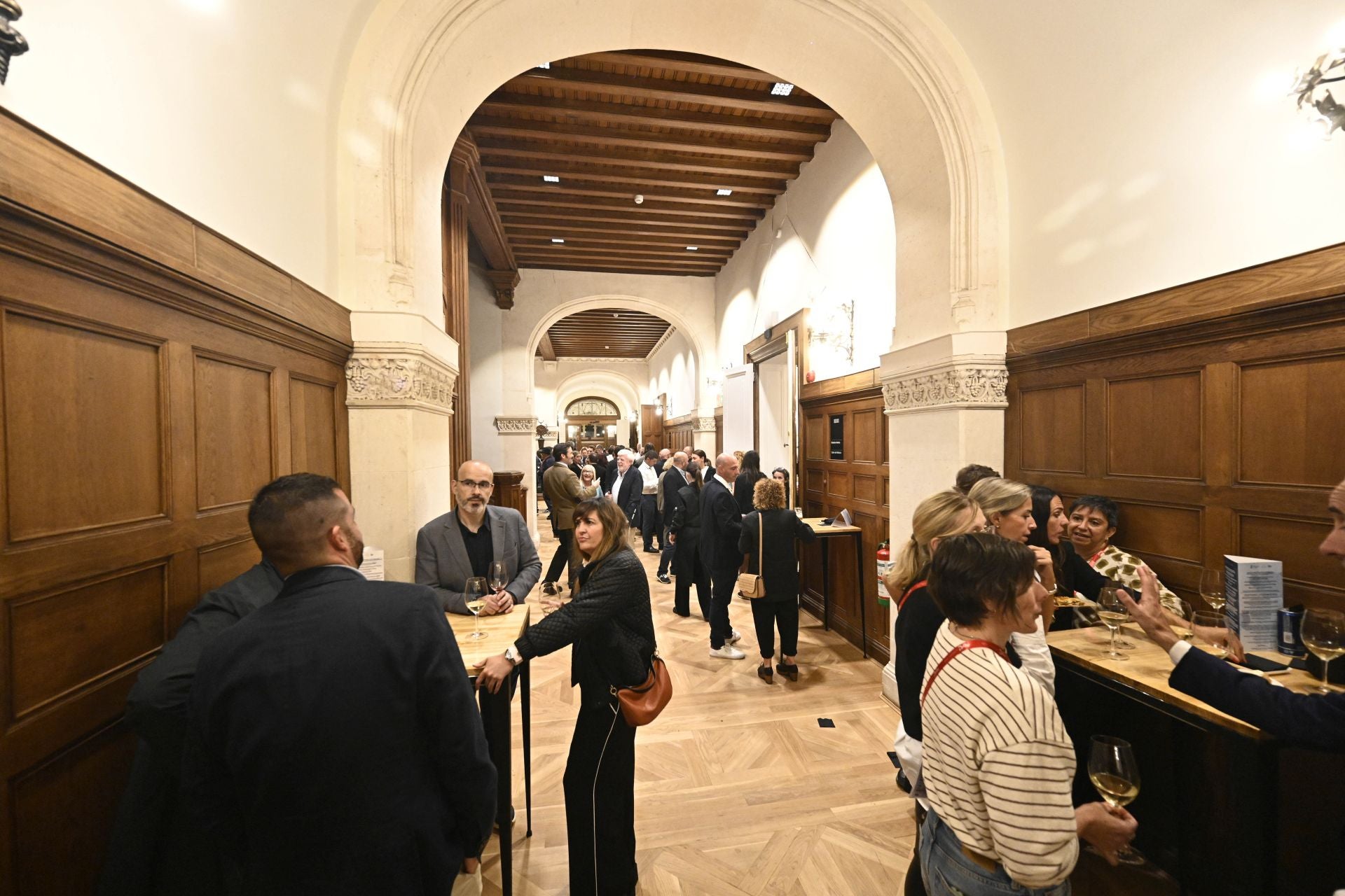 Cena de inauguración en el Palacio de Miramar
