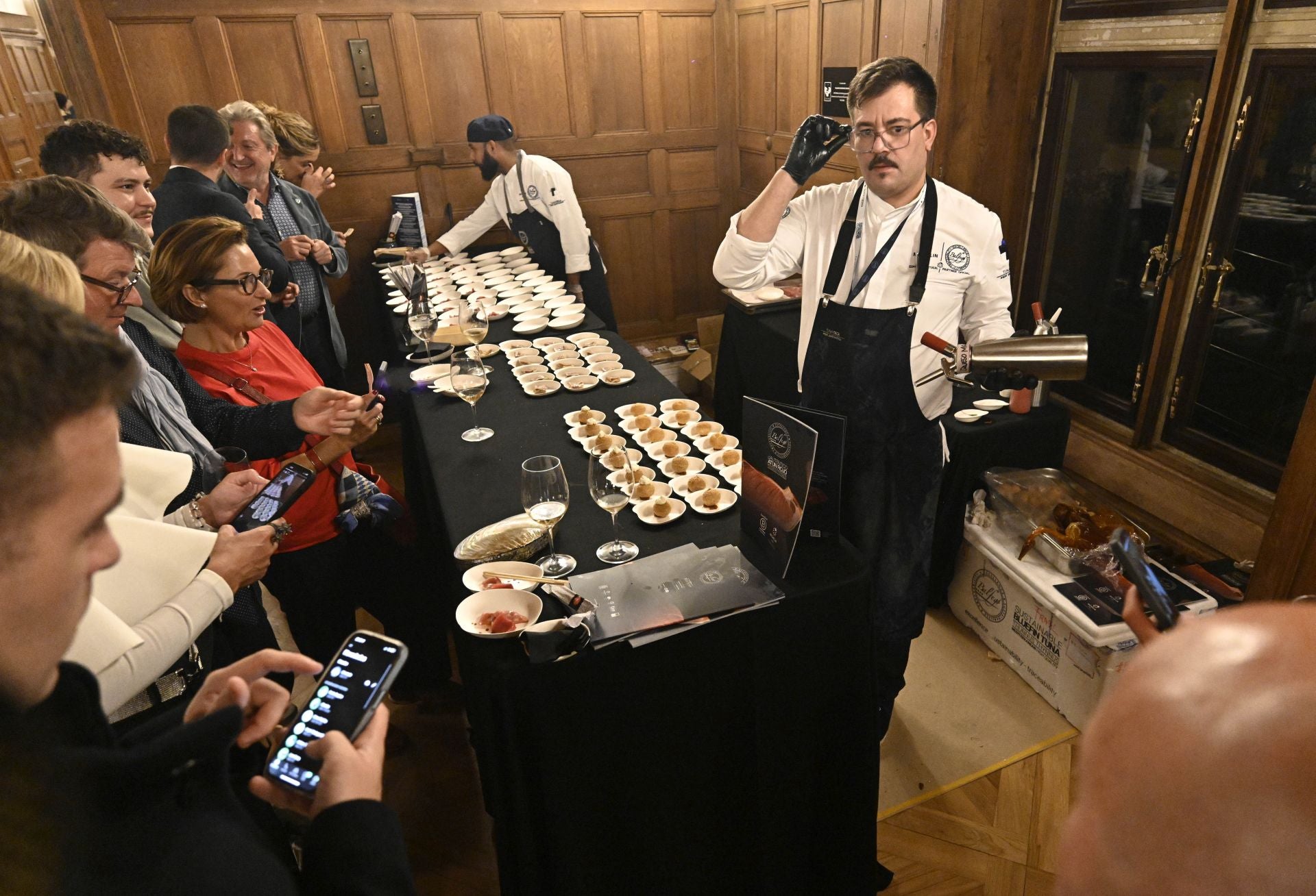 Cena de inauguración en el Palacio de Miramar