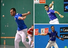 Bakaikoa, Larrazabal y Zabala debutan por vez primera en la liguilla de cuartos de final del Cuatro y Medio.