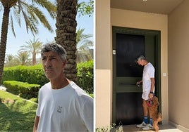 Imanol Alguacil, desde su casa en Riad.