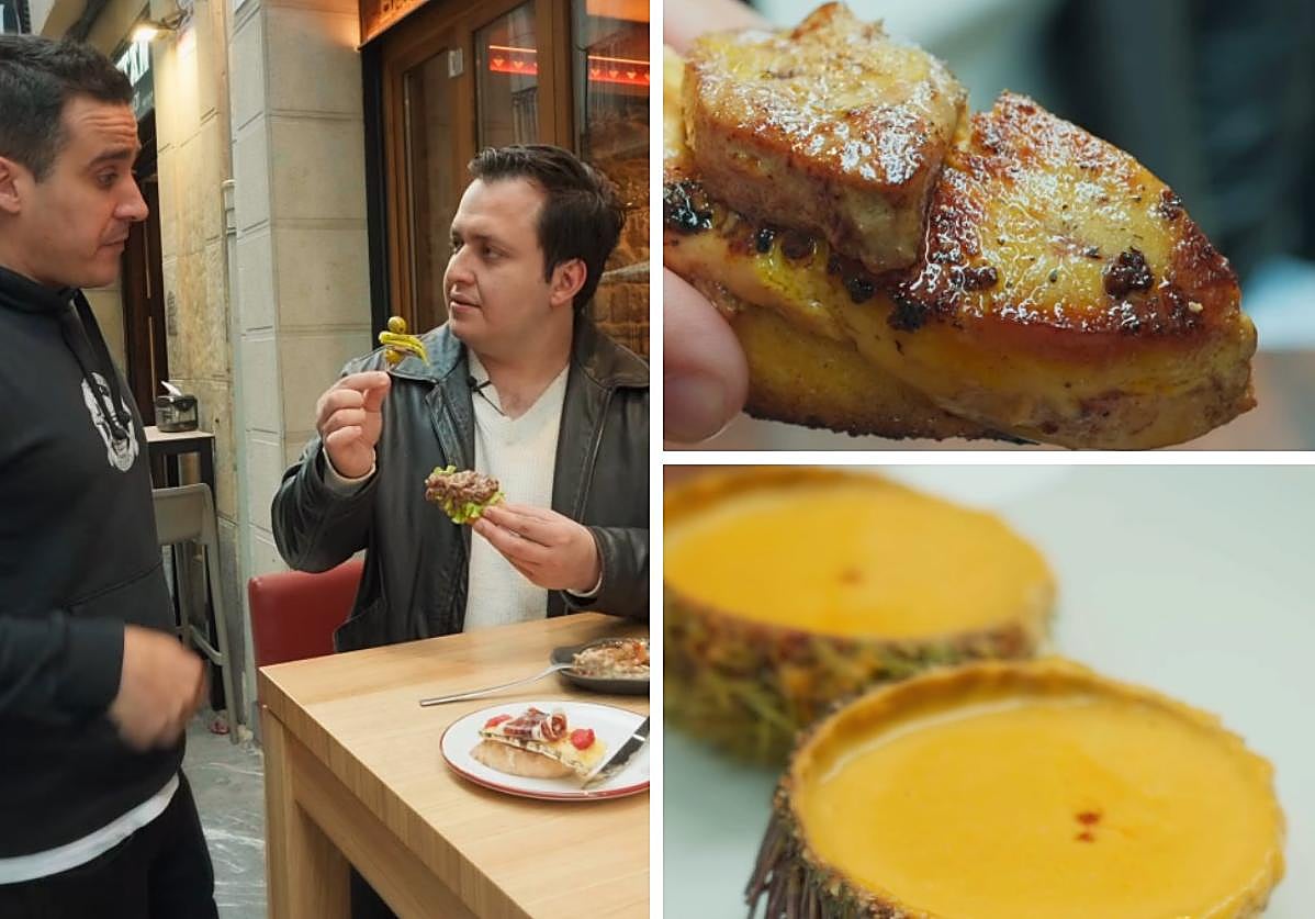 El completo tour gastronómico de un conocido mexicano por San Sebastián: «En el País Vasco, la comida es una forma de vivir»