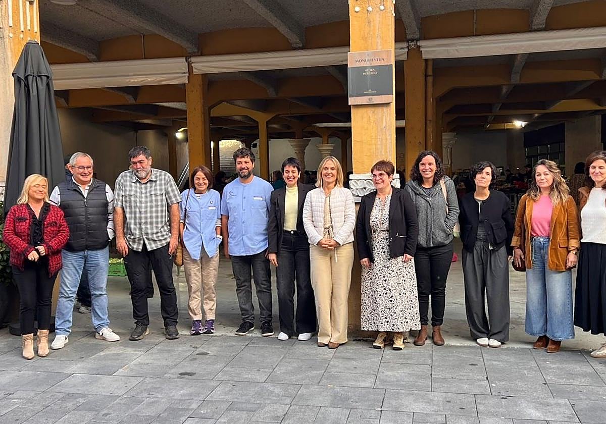 Los protagonistas del proyecto, tras la presentación de una nueva edición de la cooperación.