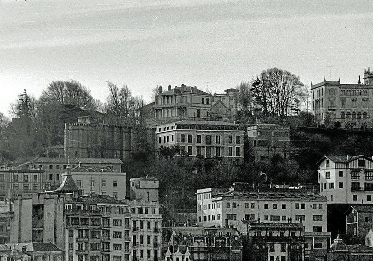 Vista de la zona de Aldapeta en los años 60.