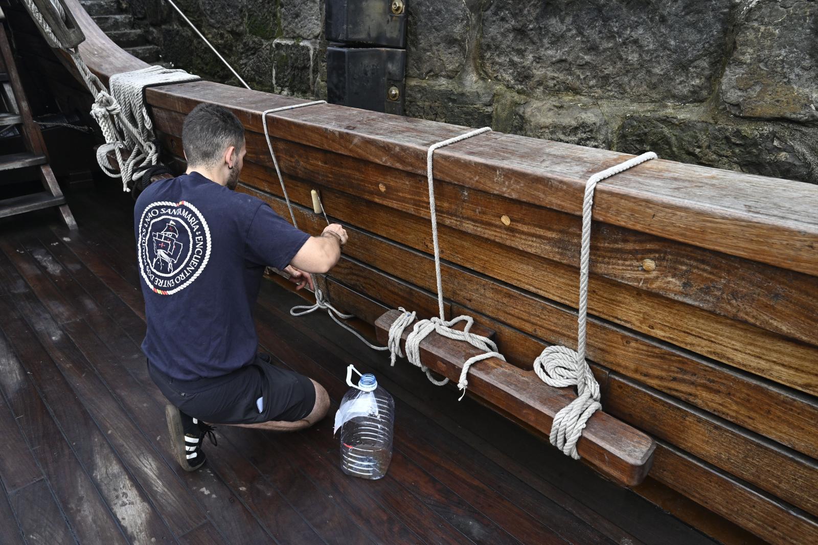 La Nao Santa María abre sus puertas al público