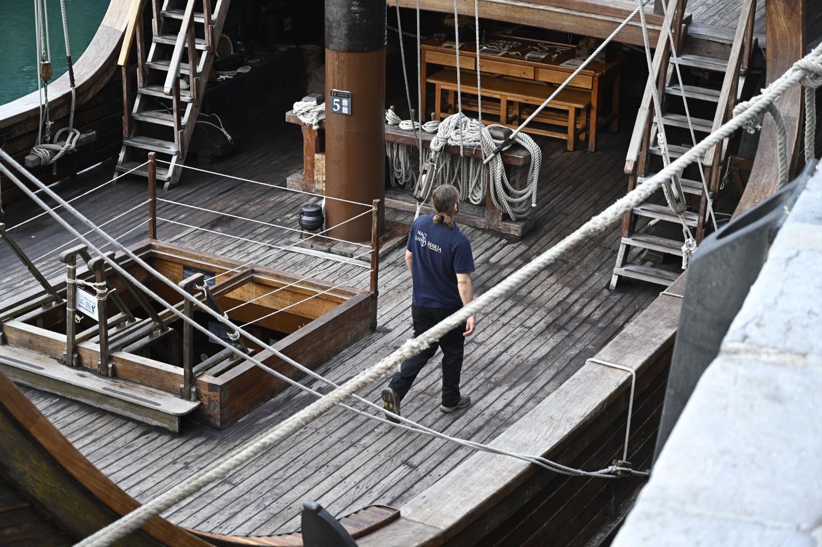 La Nao Santa María abre sus puertas al público