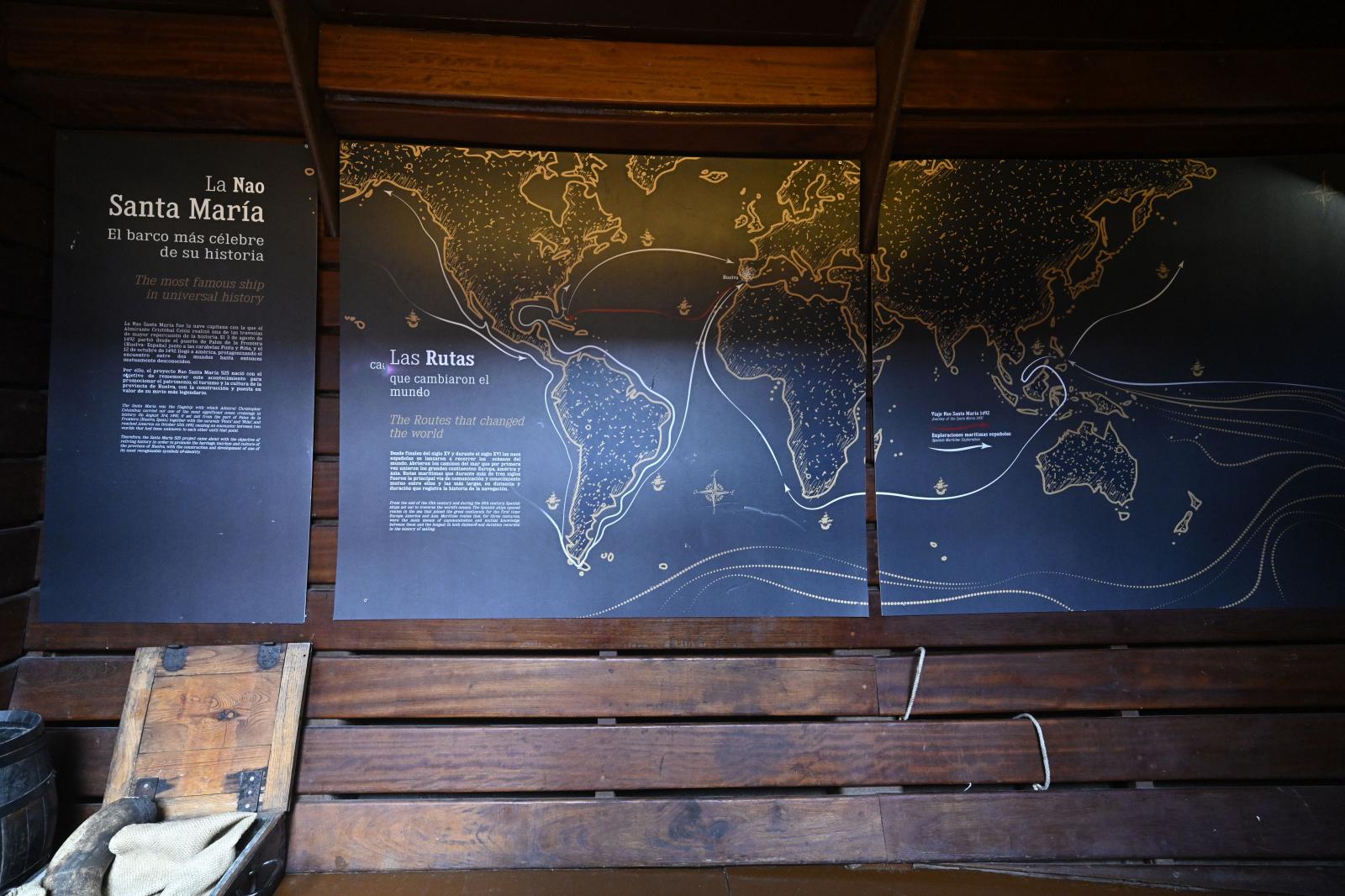 La Nao Santa María abre sus puertas al público