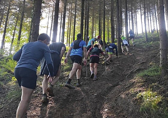 Los montañerosrecorrerán un trazadode 14,6 km en el trailde otoño.