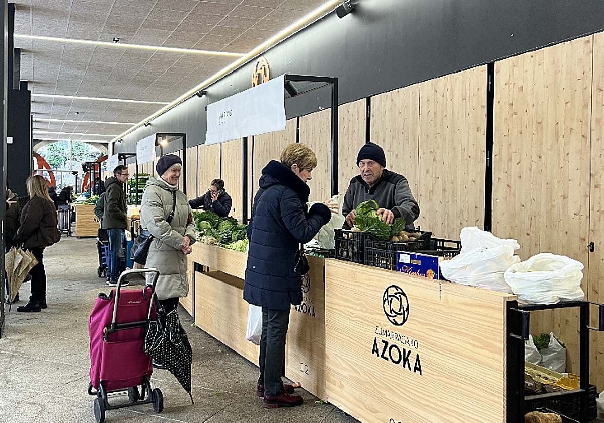 La renovación de la Azoka forma parte del proyecto con el que Zumarraga ha llegado a la final.