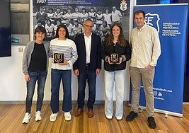 Garbiñe Etxeberria, Julia Arrula, Manu Díaz, Aiara Agirrezabala e Iñigo Letamendi.