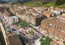 Diseño de la nueva plaza Barrendain de Beasain.