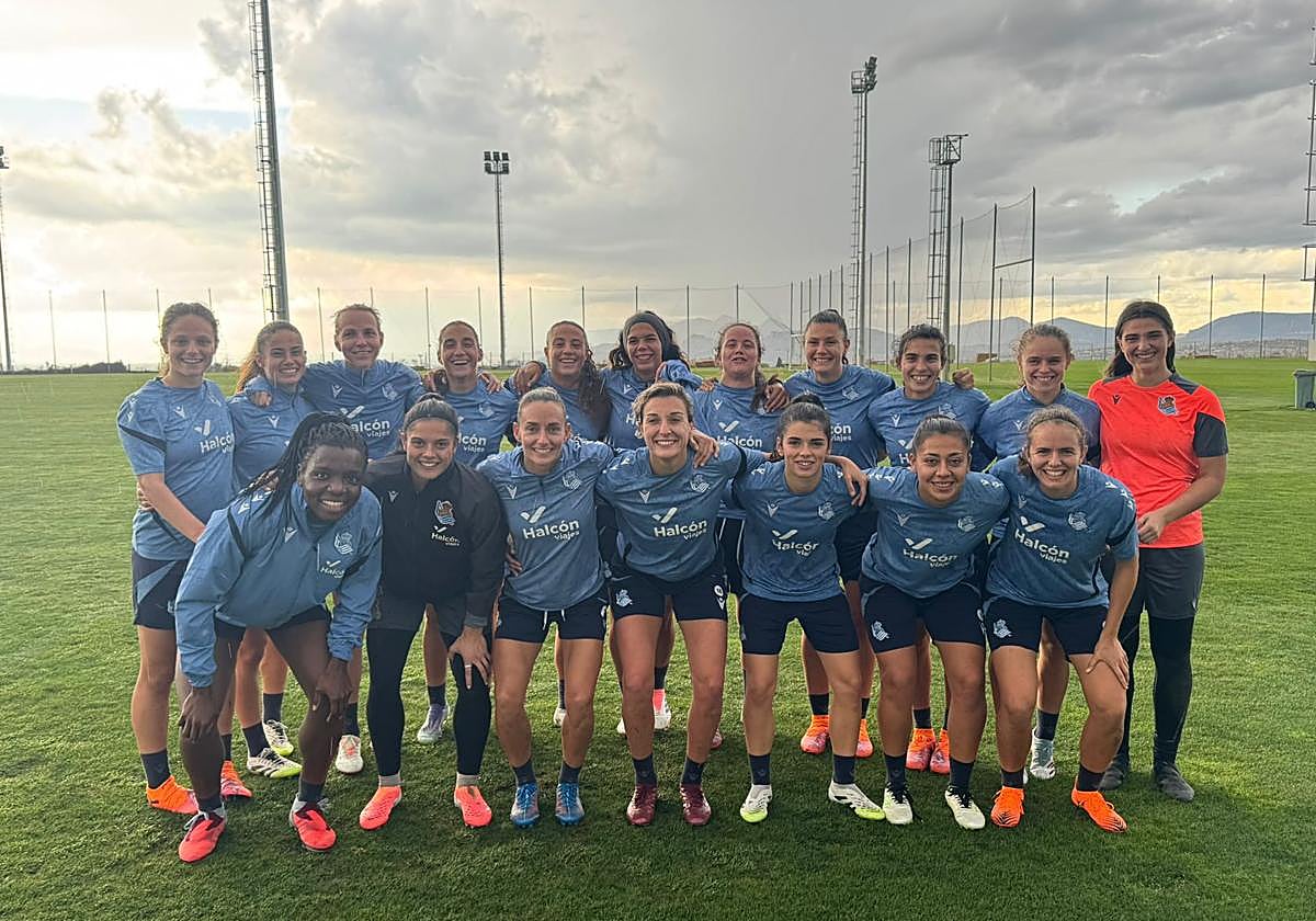 La Real se entrenó el viernes en las instalaciones del Granada.