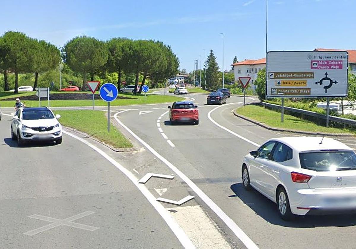 Zona cercana al aeropuerto de Hondarribia en la que ha tenido lugar el siniestro.