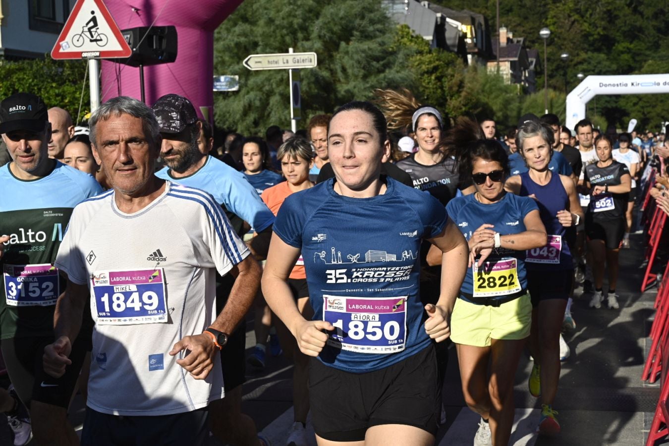 Sol y buen ambiente en el Cross 3 playas