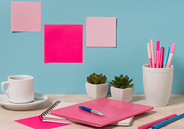 Escritorio ordenado, resultados visibles