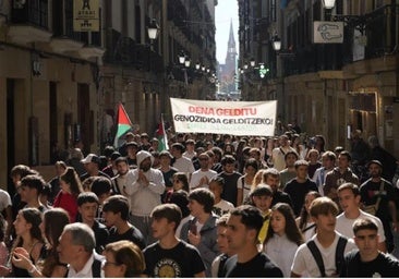 Euskadi se moviliza en apoyo a Palestina: caceroladas y concentraciones en toda la comunidad