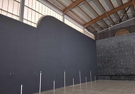 El frontón de Igeldo, tras la reforma.